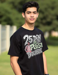 "25 Din Me Paisa Double" T-shirt