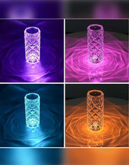 16 Colors LED Crystal Table Lamp