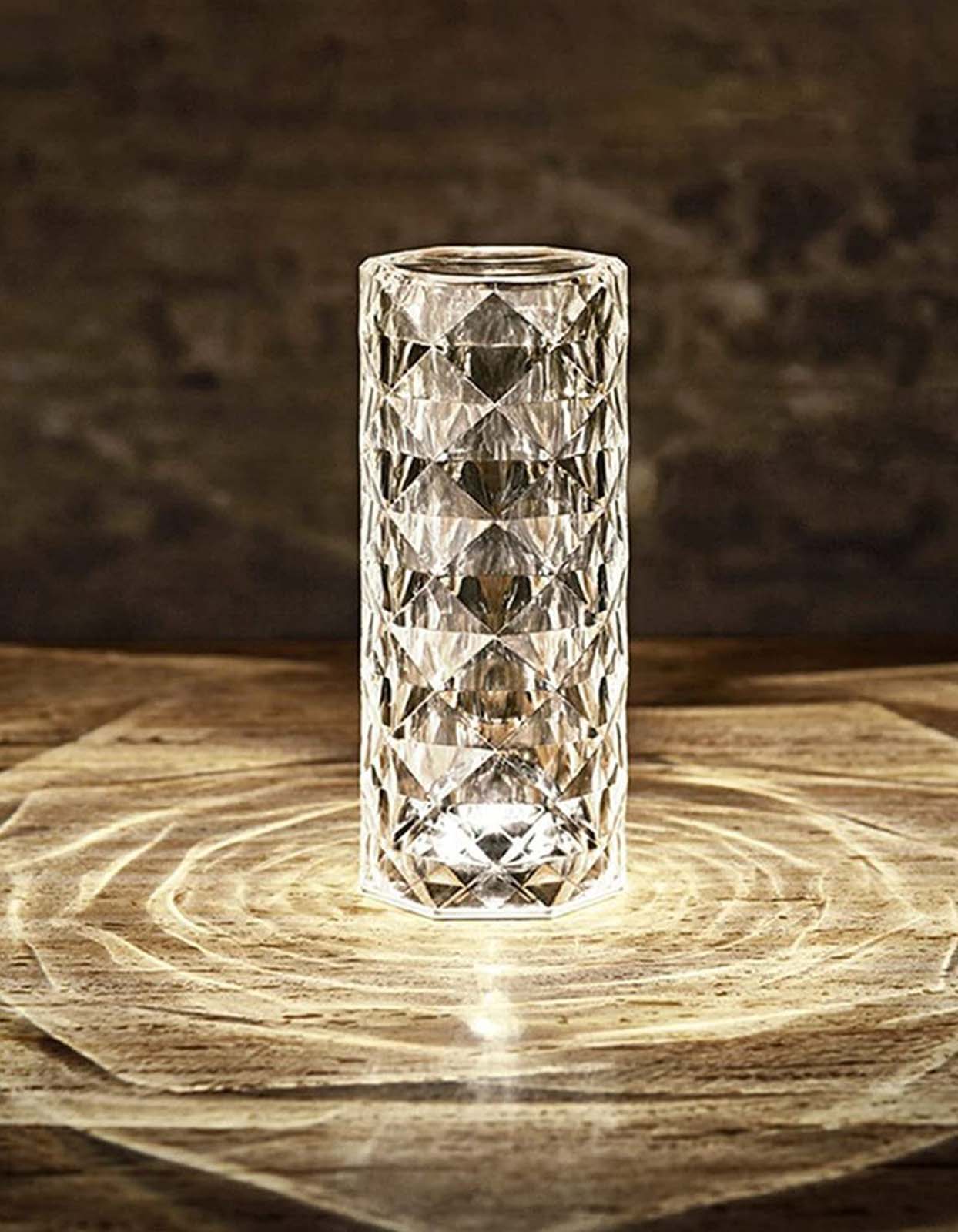 16 Colors LED Crystal Table Lamp