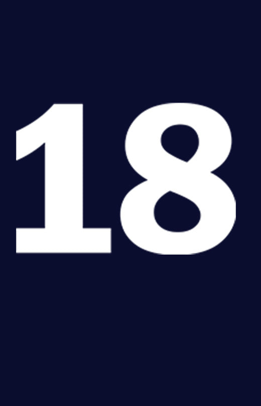 18 Number T shirt