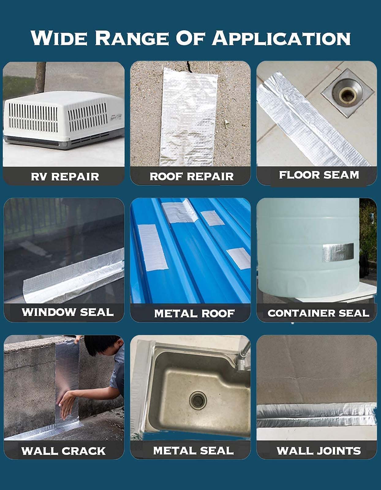 Leakage Repair Waterproof Tape for Pipe Leakage Roof