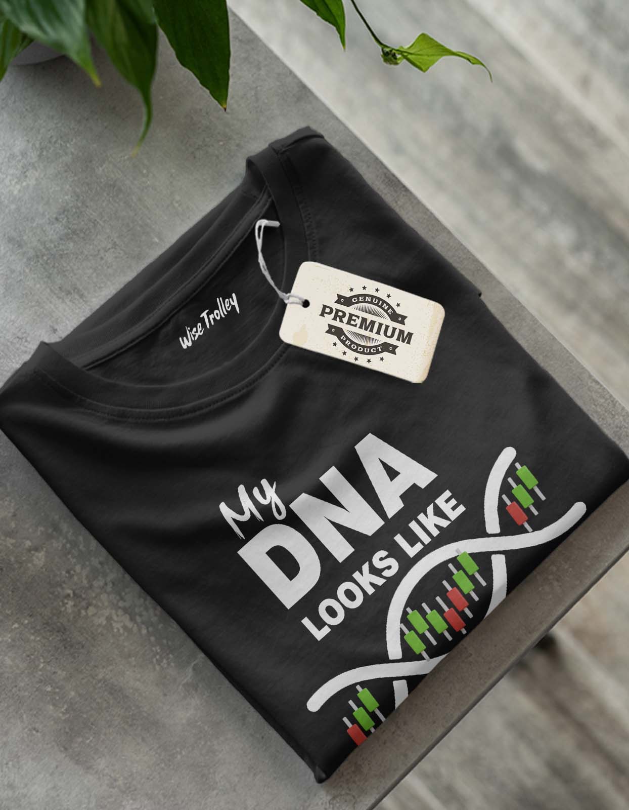 "My DNA look like" Funny Stock Market T-shirt