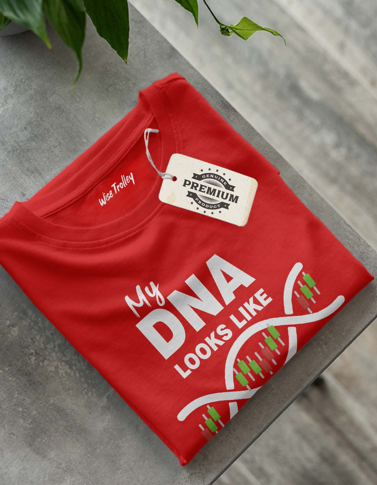 "My DNA look like" Funny Stock Market T-shirt