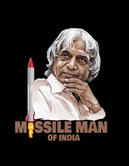 "APJ Abdul Kalam" Printed T Shirt