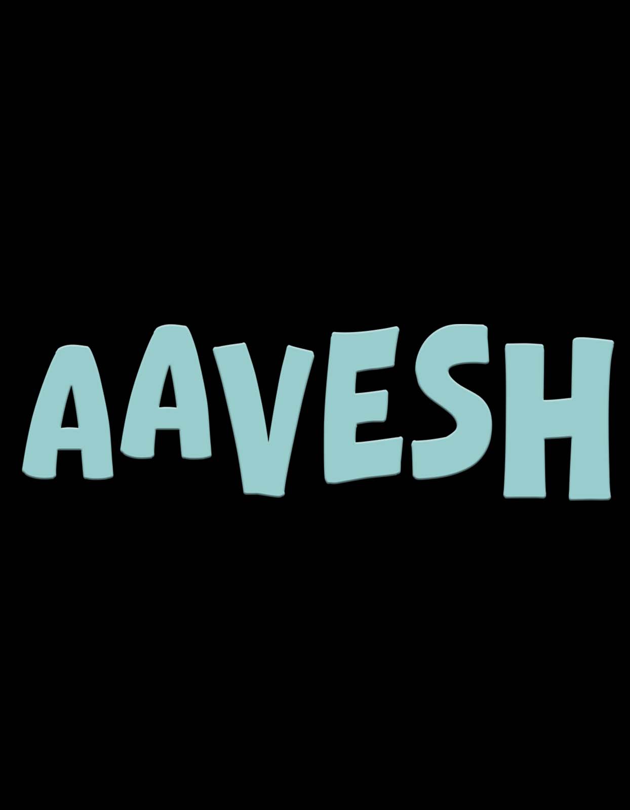 "Aavesh" Name T Shirt