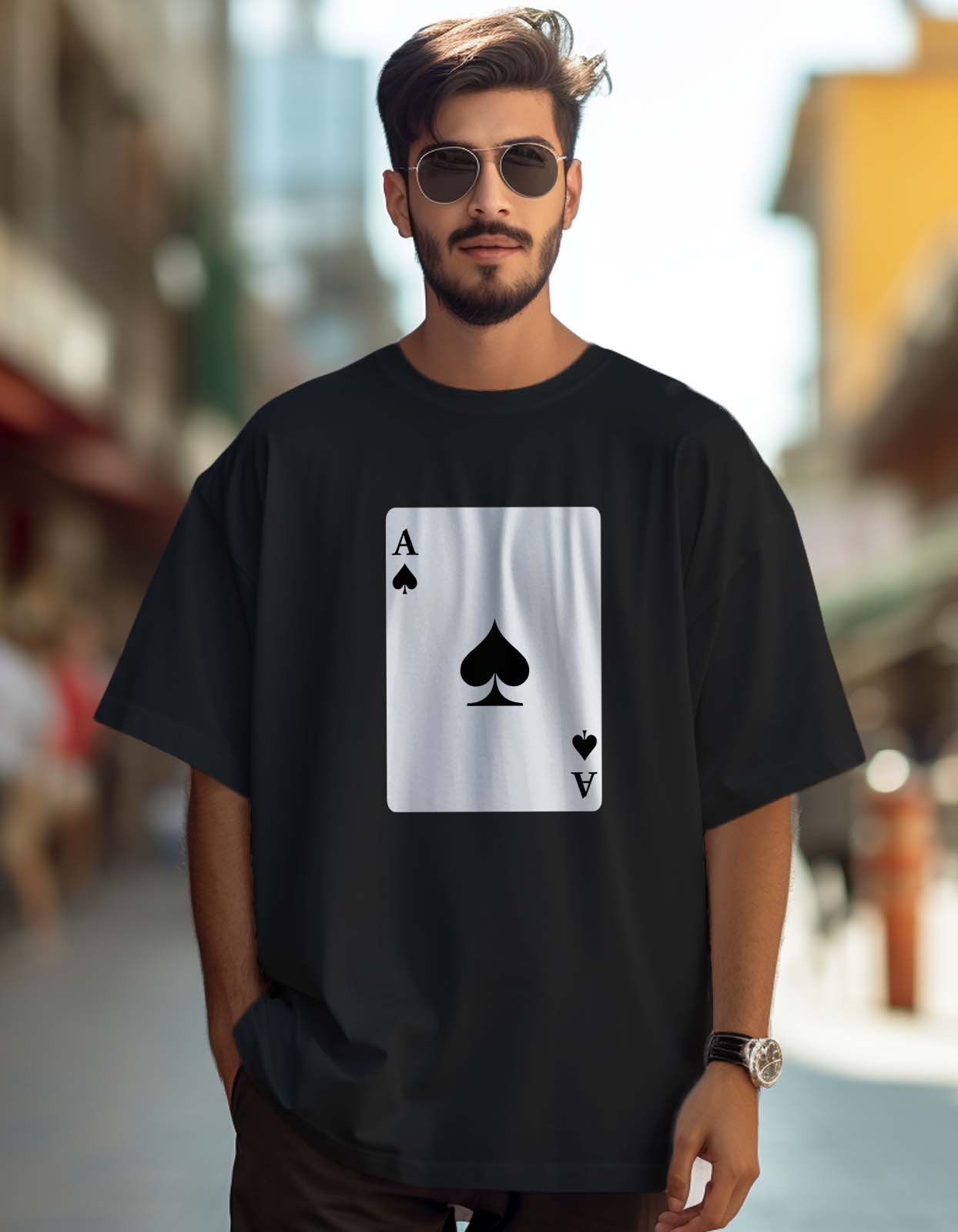 Ace of Spades Oversized T shirt