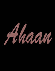 "Ahaan" Name T shirt