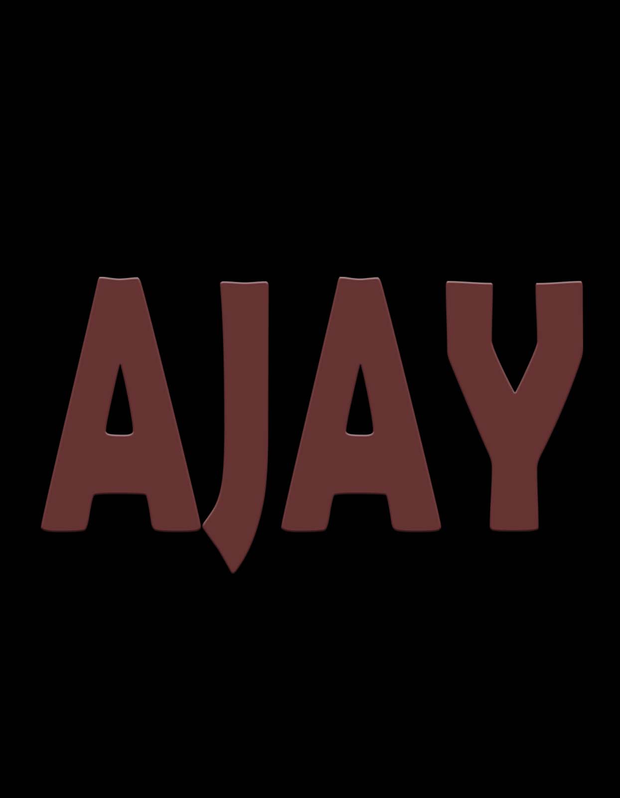 "Ajay" Name T shirt