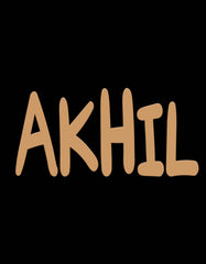 "Akhil" Name T Shirt