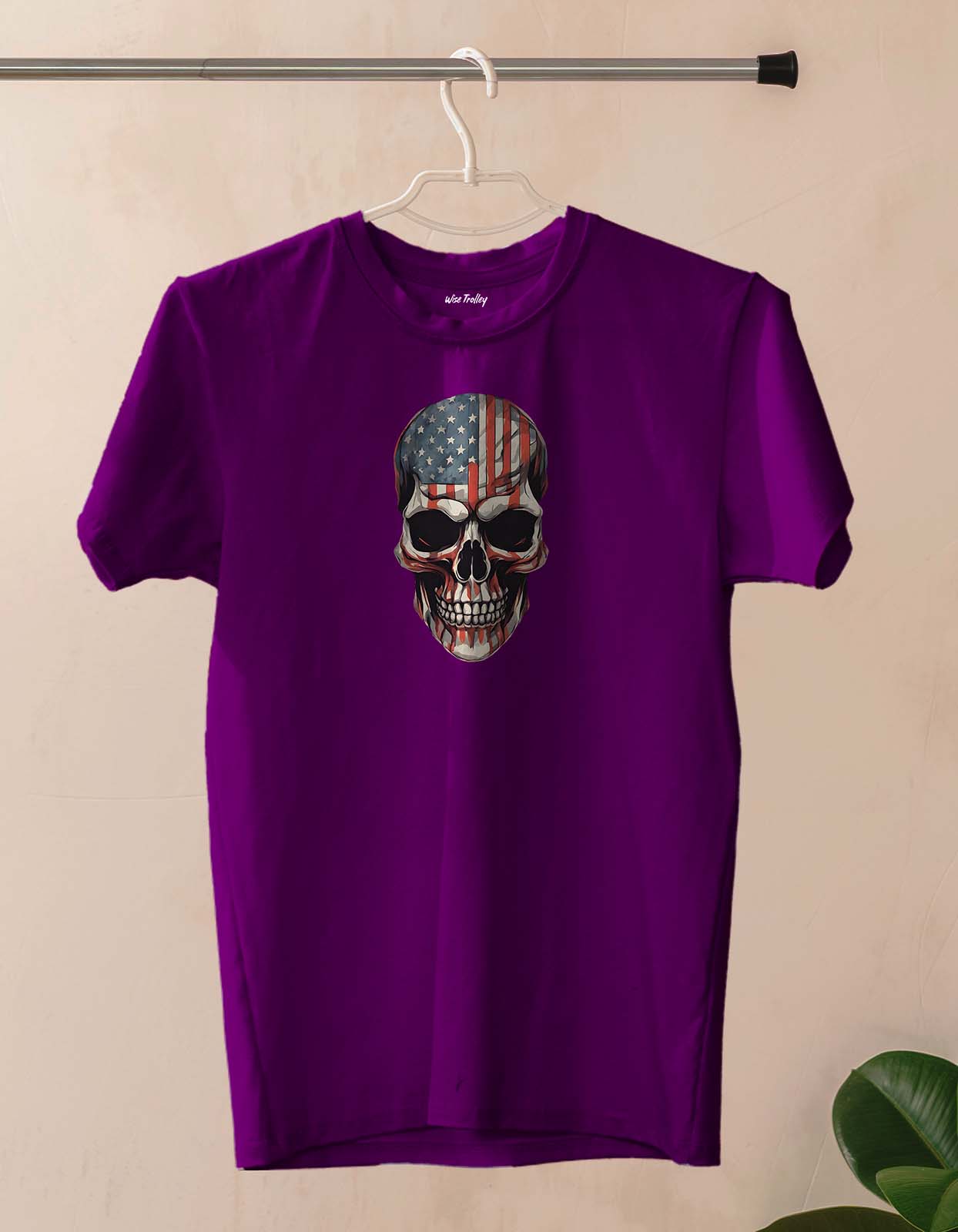 American Flag Skull T Shirt