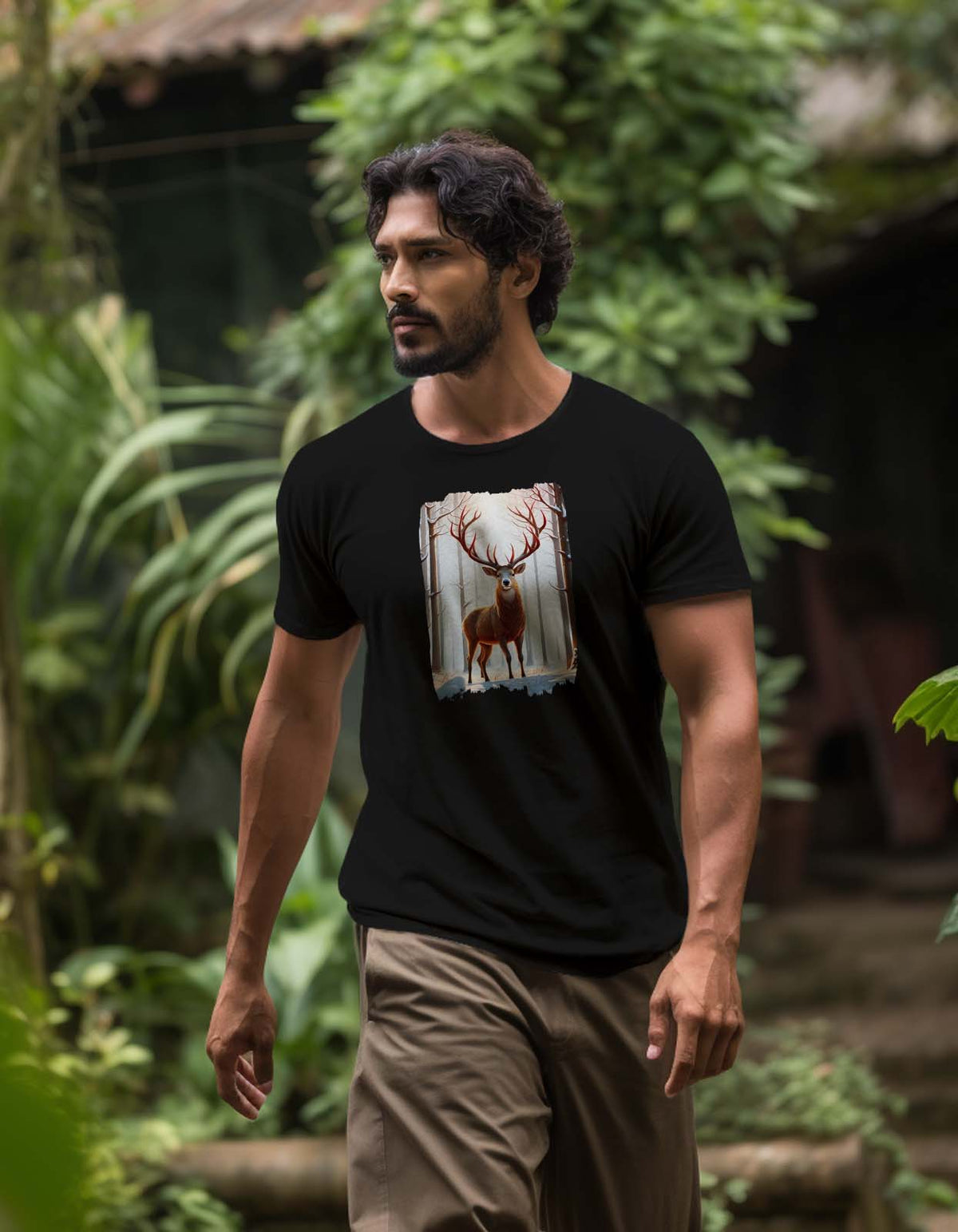 Antler Printed T Shirt
