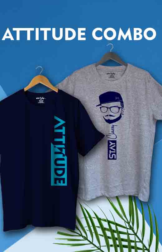 Attitude T shirt Combos for Men