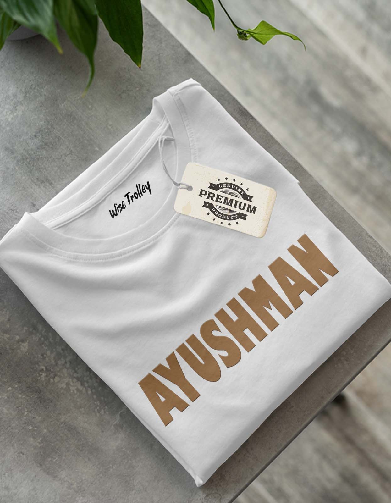 Ayushman Name T shirt