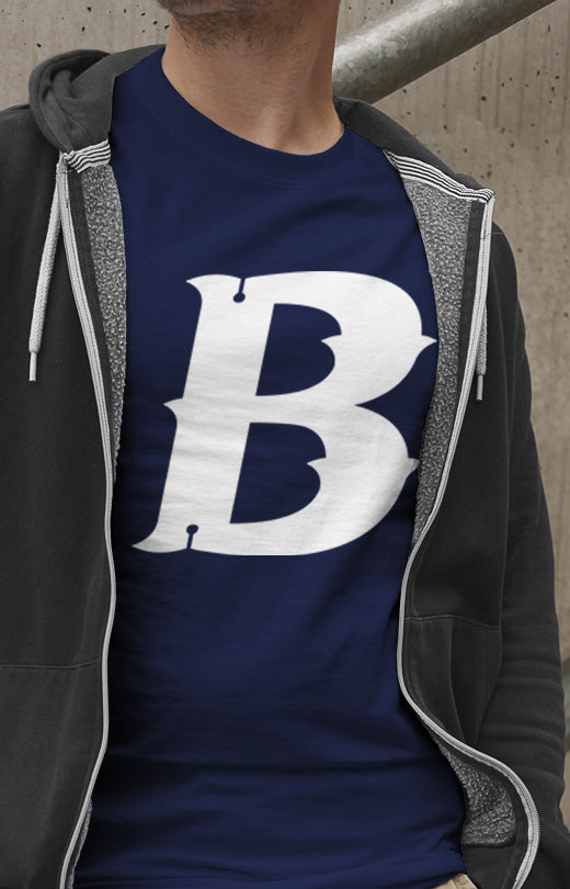 'B' letter T-shirt