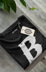 'B' letter T-shirt