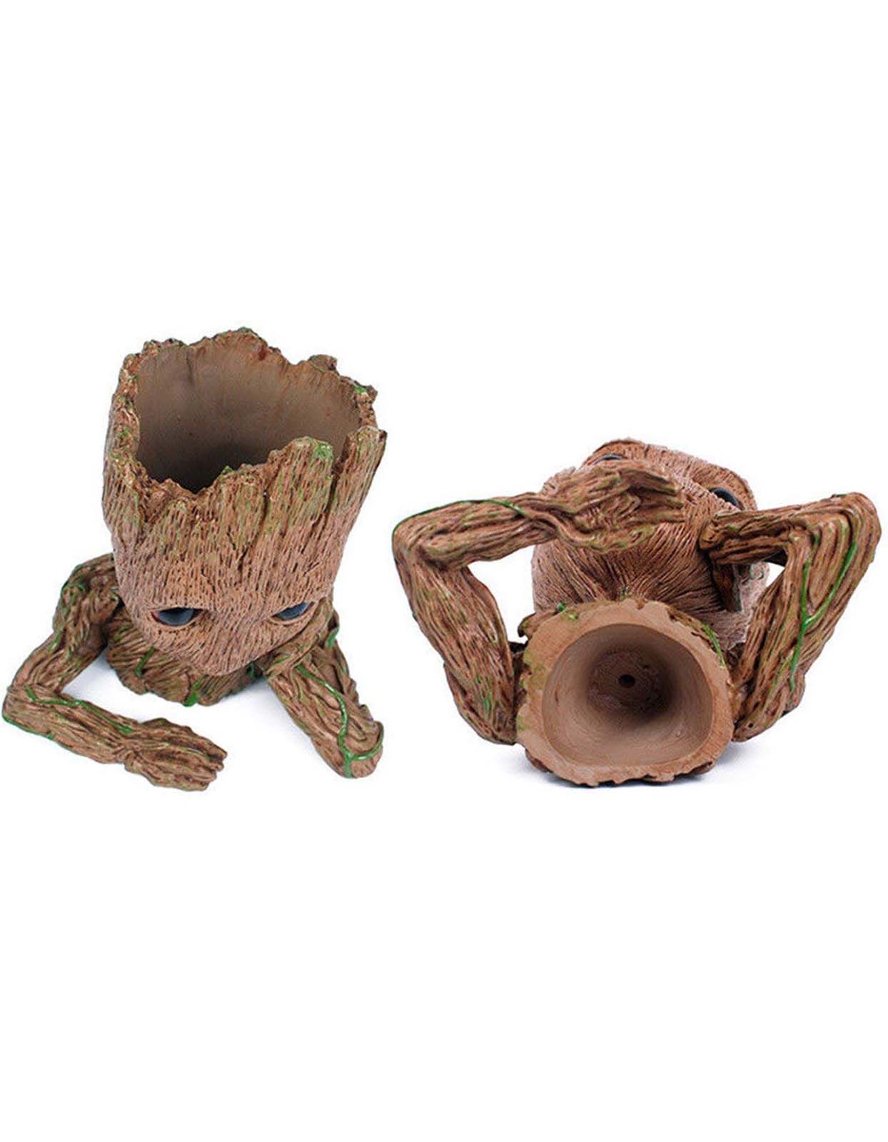 Baby Groot Showpiece Multi Purpose Flower Pot Planter Pen Stand For Home Decor