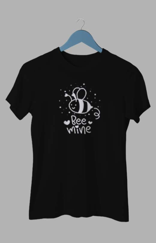 Bee Mine T shirt Black