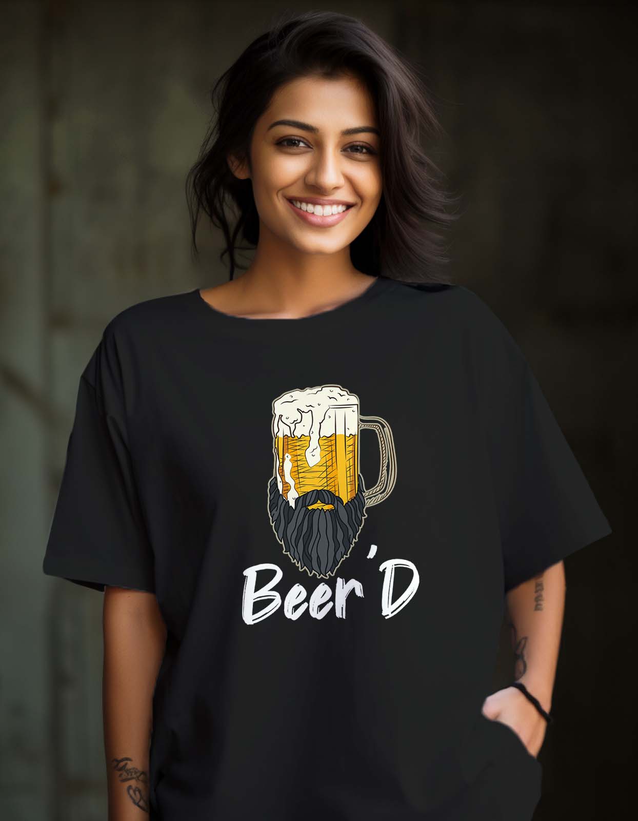 Beer’D Oversized T-shirt