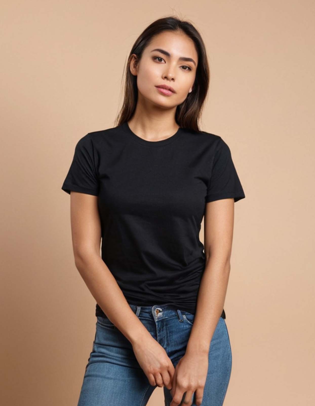 Black T Shirt Plain