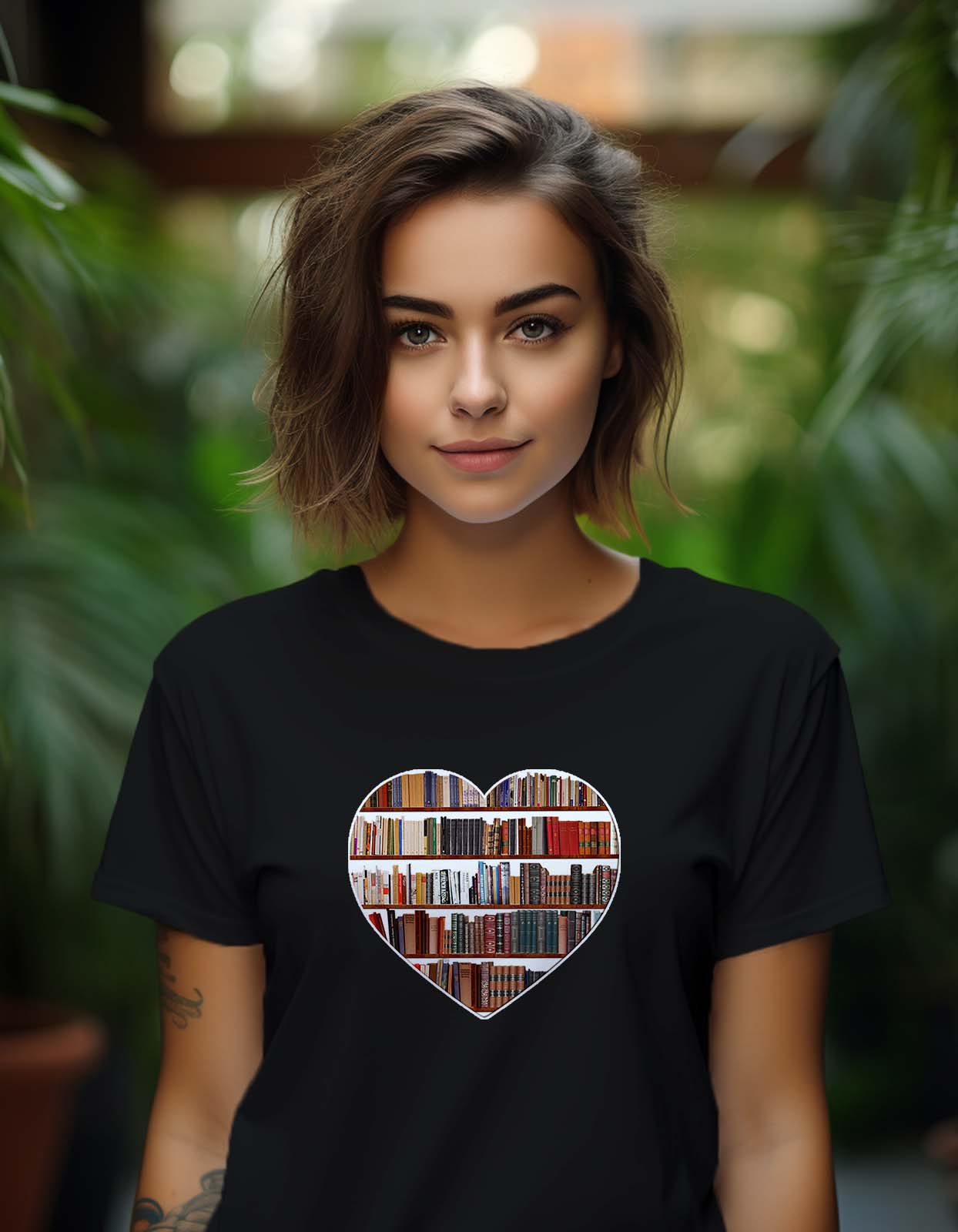 Book Lover Printed T shirt