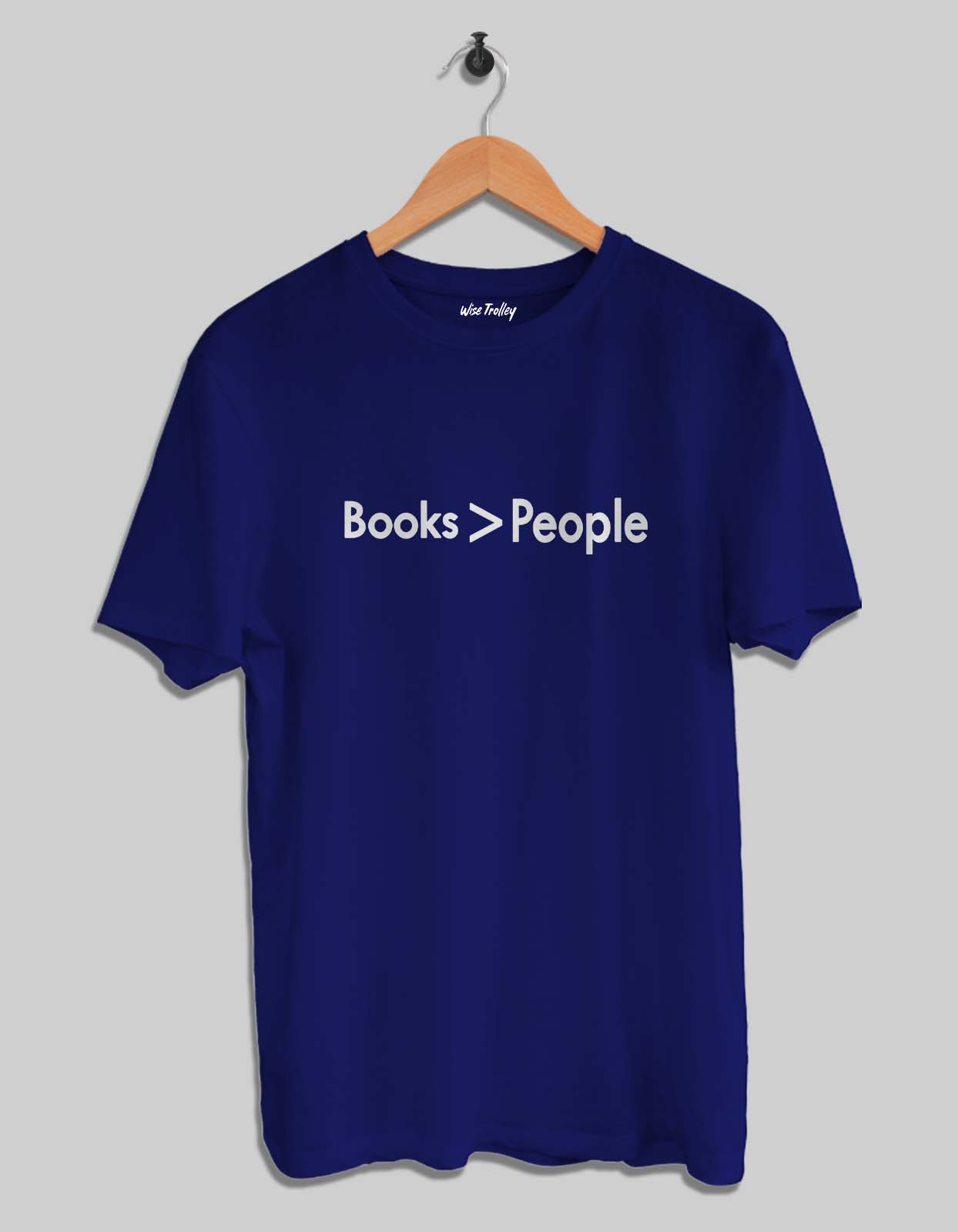 "Books > People" Book Lover T-shirt