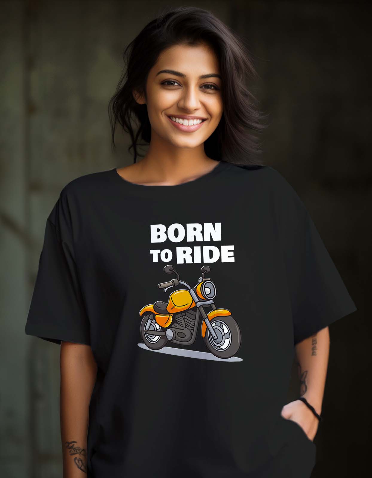 Born to Ride Oversized T-shirt