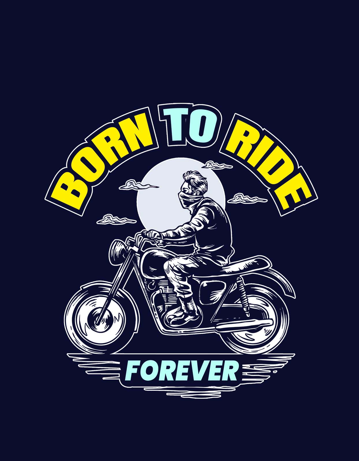 Born to Ride T shirt for Biker