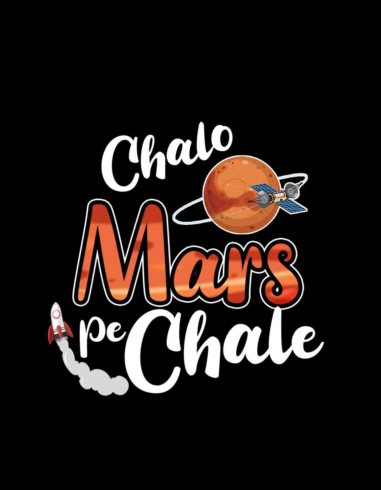 "Chalo Mars Pe Chale" Occupy Mars T shirt