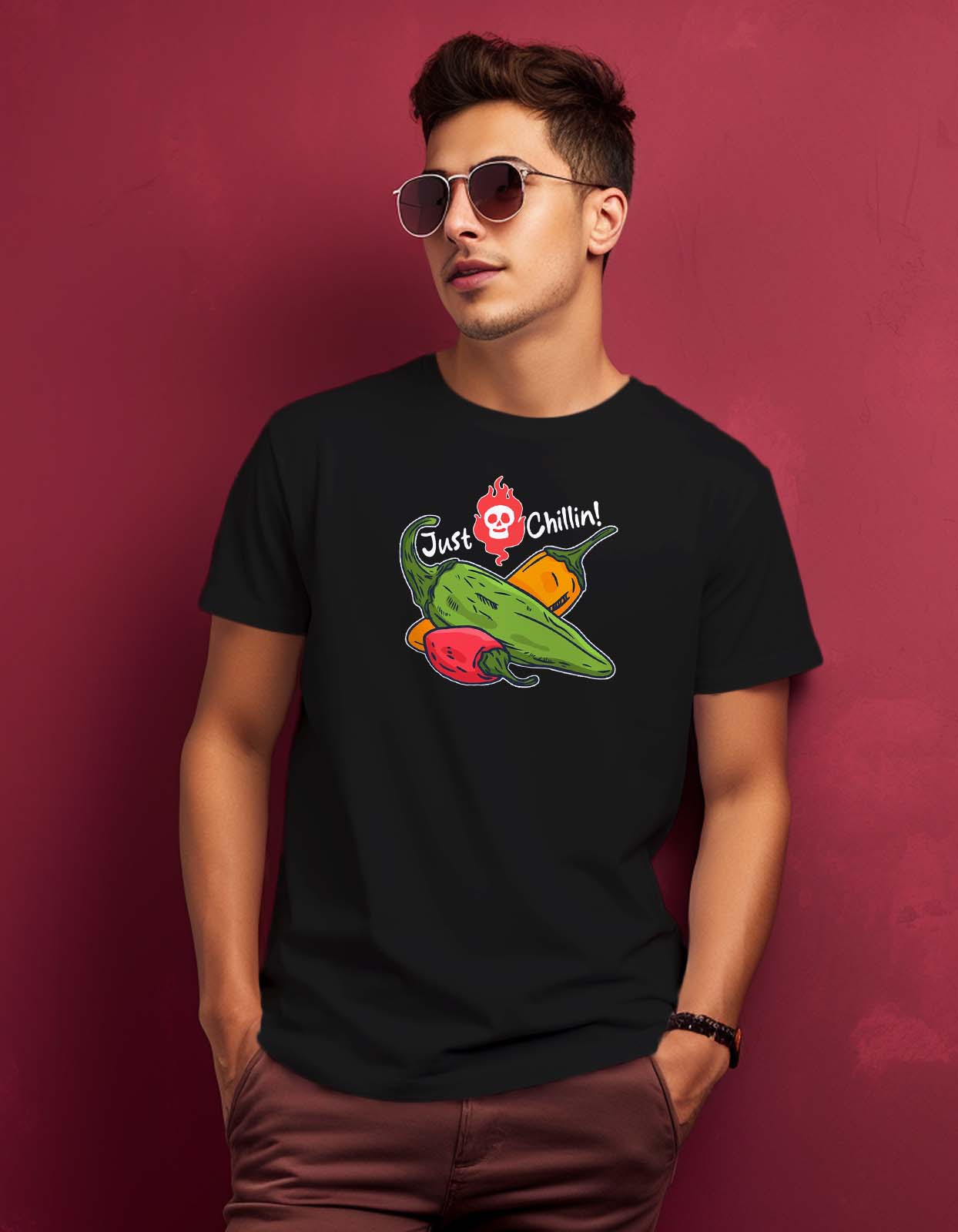 "Chili Lover" Unique T shirt Design