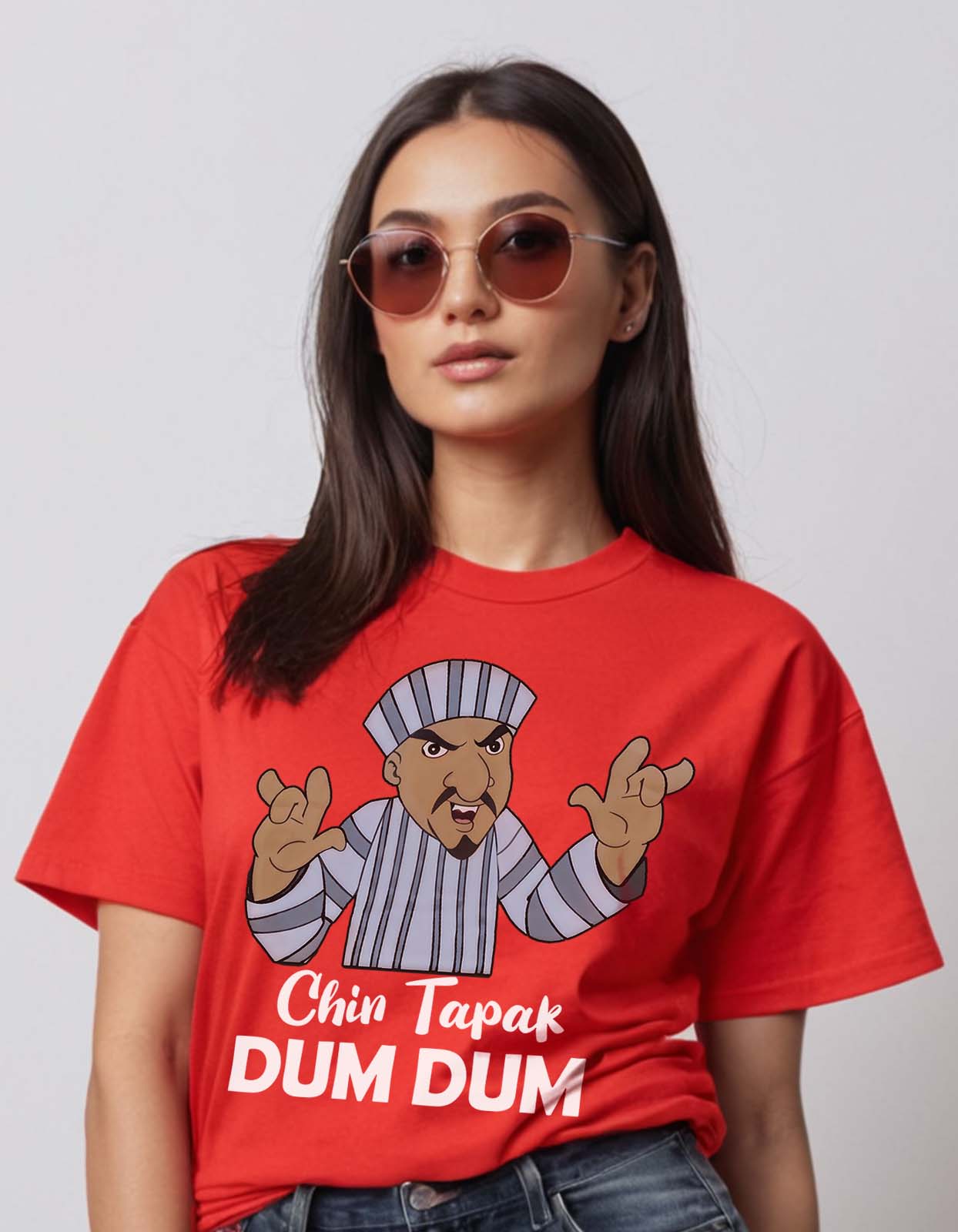 Chin Tapak Dum Dum Oversized T shirt