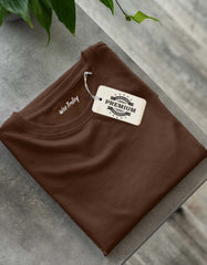 Coffee (Brown) T shirt Plain