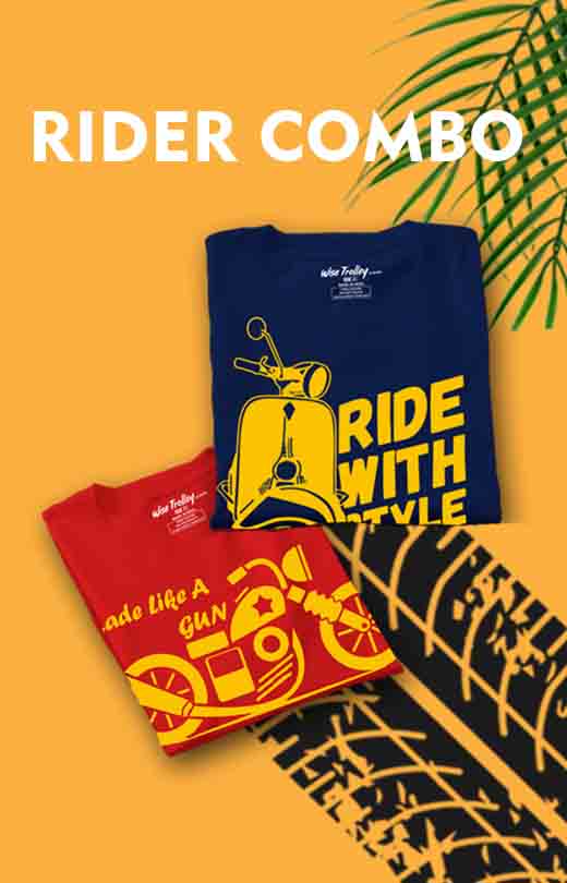 Custom Rider T-shirts Combo Pack for Bike Lovers