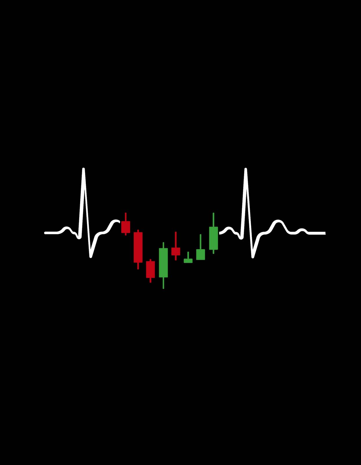 "Trading Heartbeat" Day Trader T shirt