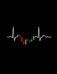 "Trading Heartbeat" Day Trader T shirt