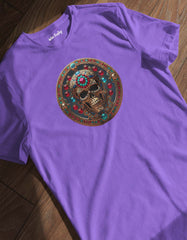 Designer Skull Print T-shirt