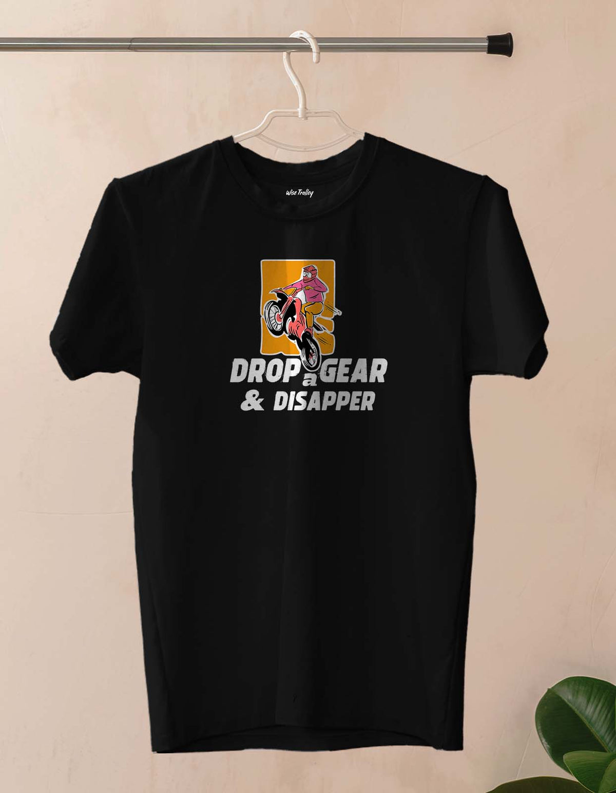 Drop a Gear and Disappear T shirt for Bike Lover