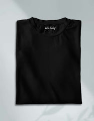 Black-Blue Cotton T Shirt Combo