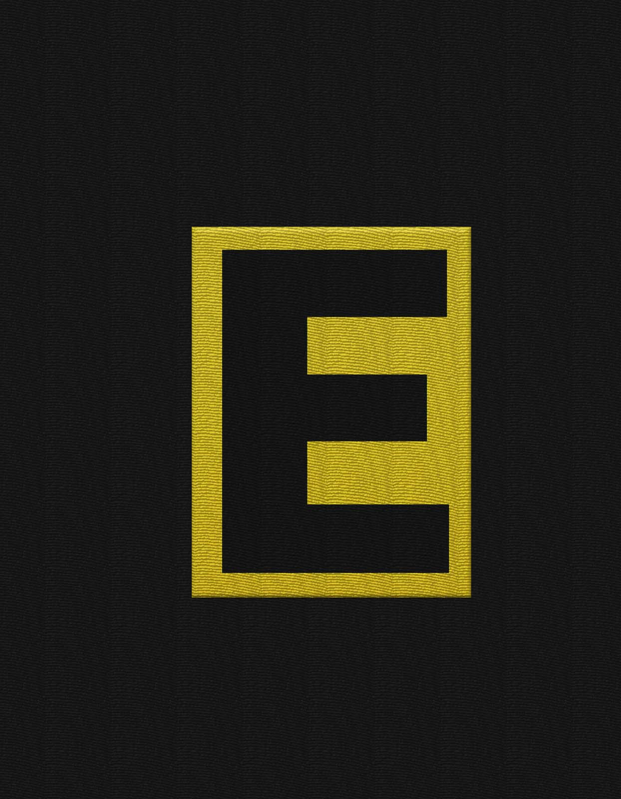 "E" Letter Cap