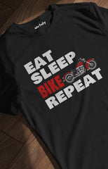 Eat Sleep Bike Repeat T shirt