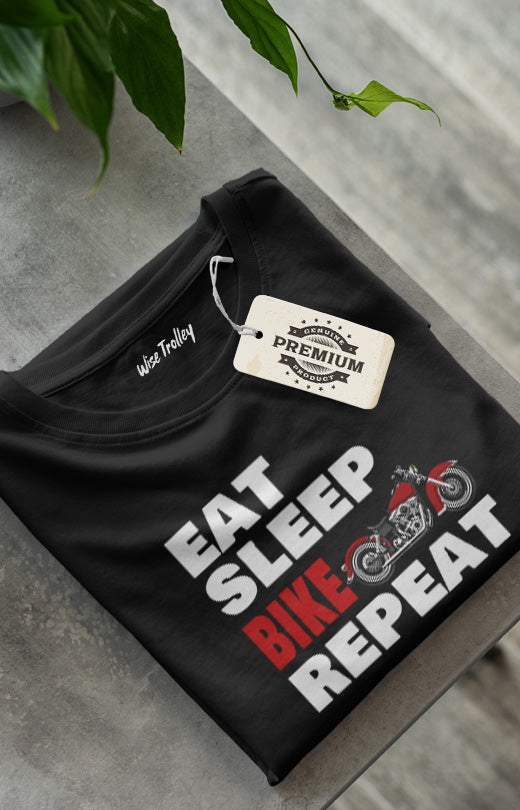 Eat Sleep Bike Repeat T shirt