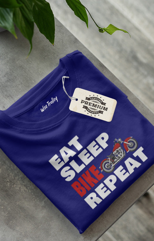 Eat Sleep Bike Repeat T shirt