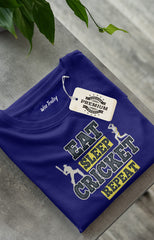 Eat Sleep Cricket Repeat T shirt