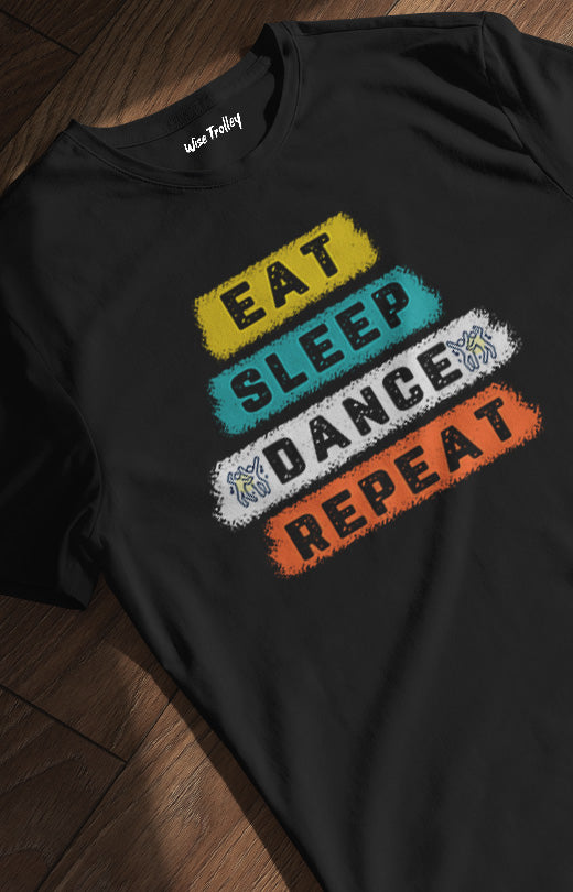 Eat Sleep Dance Repeat T shirt