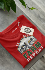 Eat Sleep Farm Repeat T shirt