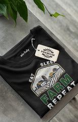 Eat Sleep Farm Repeat T shirt