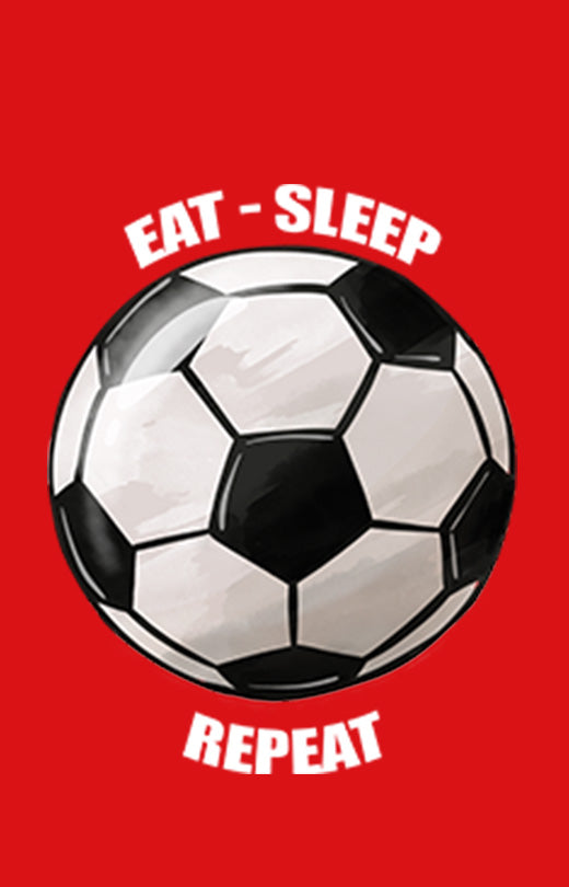 Eat Sleep Football Repeat T shirt