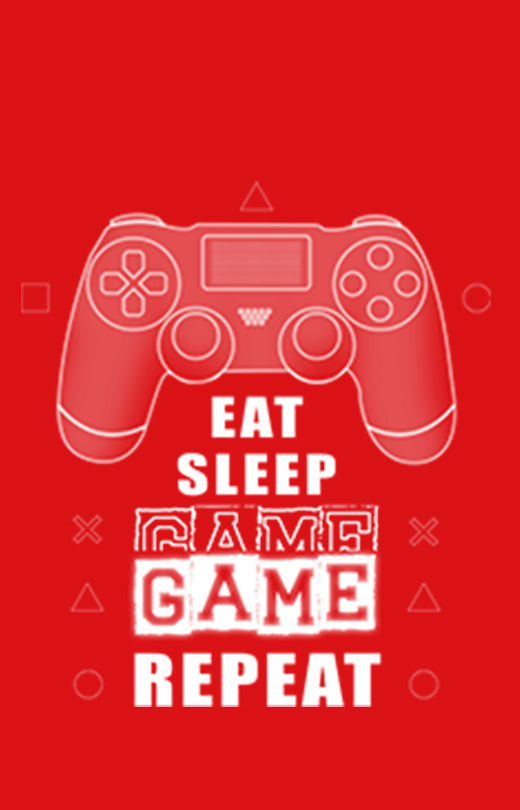 Eat Sleep Game Repeat T Shirt