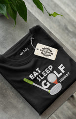 Eat Sleep Golf Repeat T Shirt