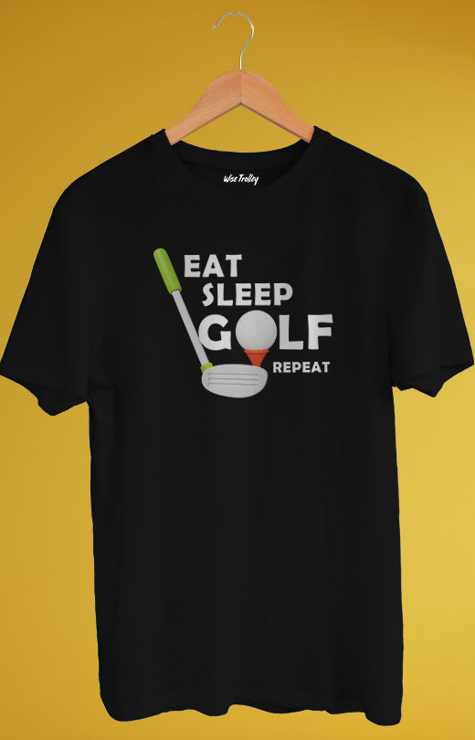 Eat Sleep Golf Repeat T Shirt