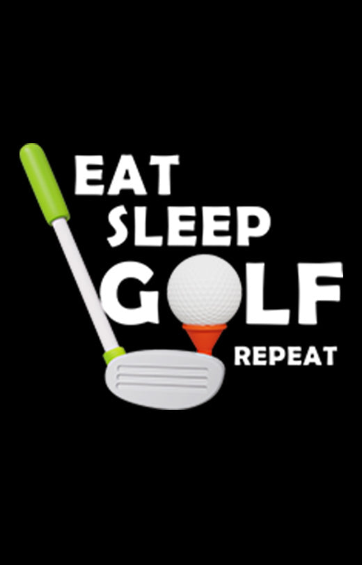 Eat Sleep Golf Repeat T Shirt